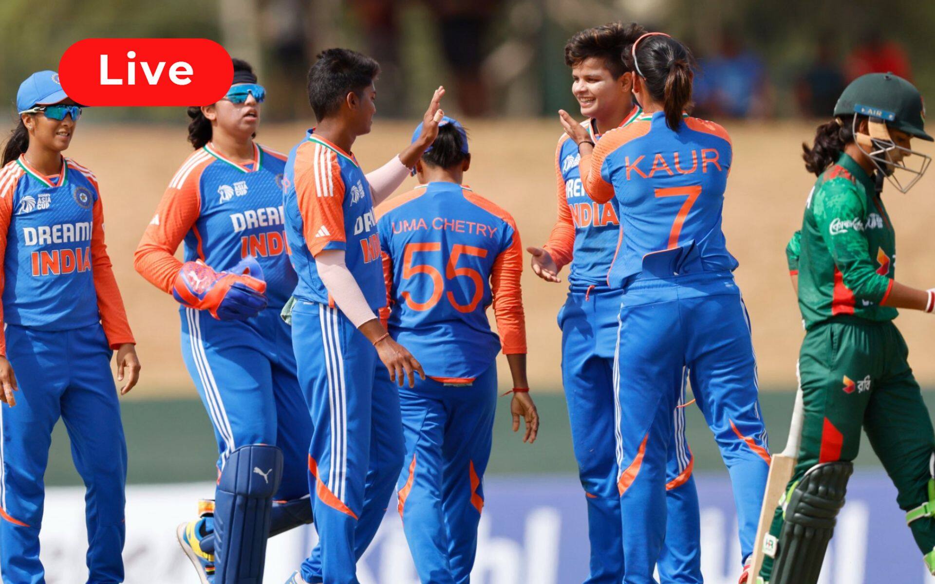 IND-W Vs BAN-W Asia Cup 2024 Semi-Final Live Score: Match Updates, Highlights And Live Streaming